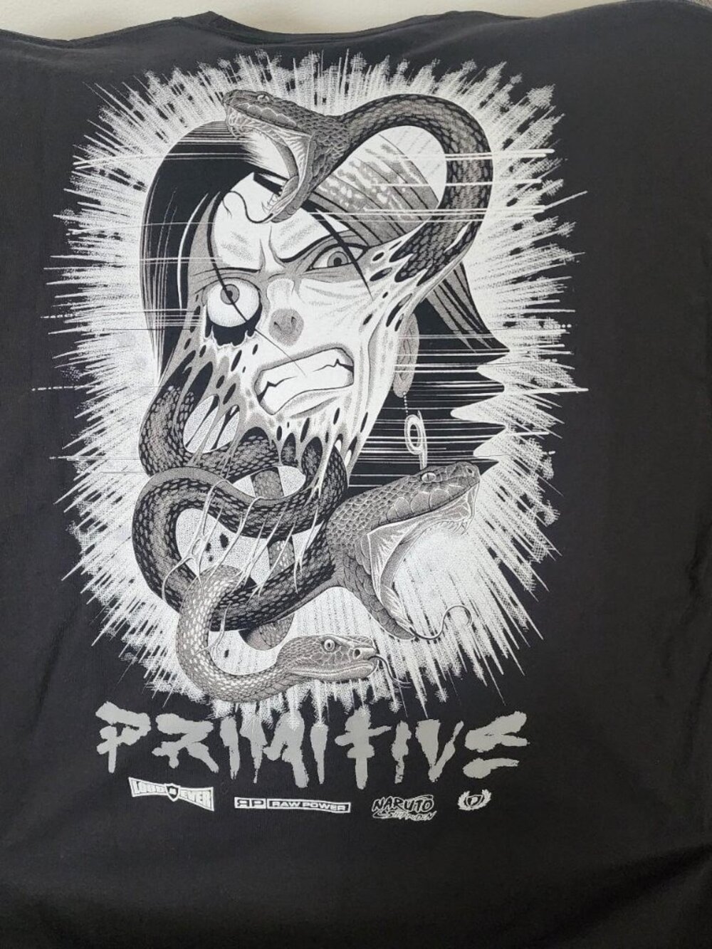 Primitive x Naruto black tee Size XL #naruto #skateboarding - Picture 5 of 5